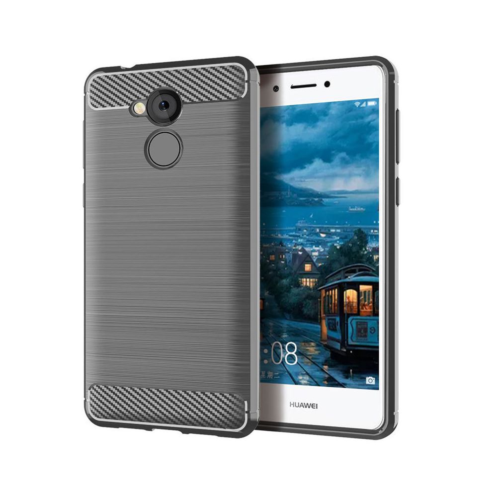 marque generique - Etui Coque de protection durable souple pour Huawei P9 Lite Smart - Gris - Autres accessoires smartphone