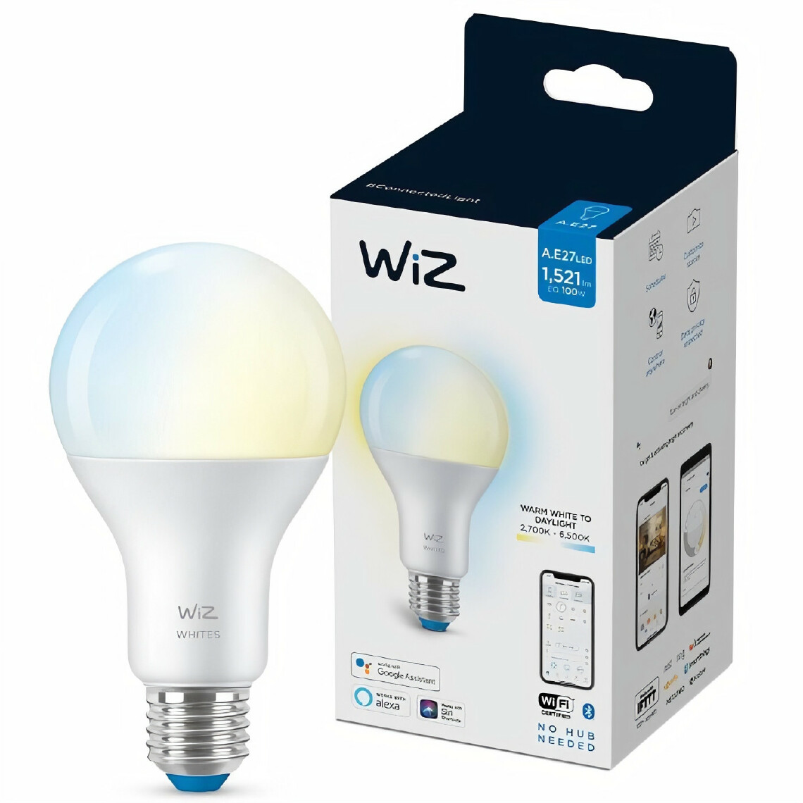 Wiz - WiZ Ampoule connectée Blanc variable E27 100W - Lampe connectée