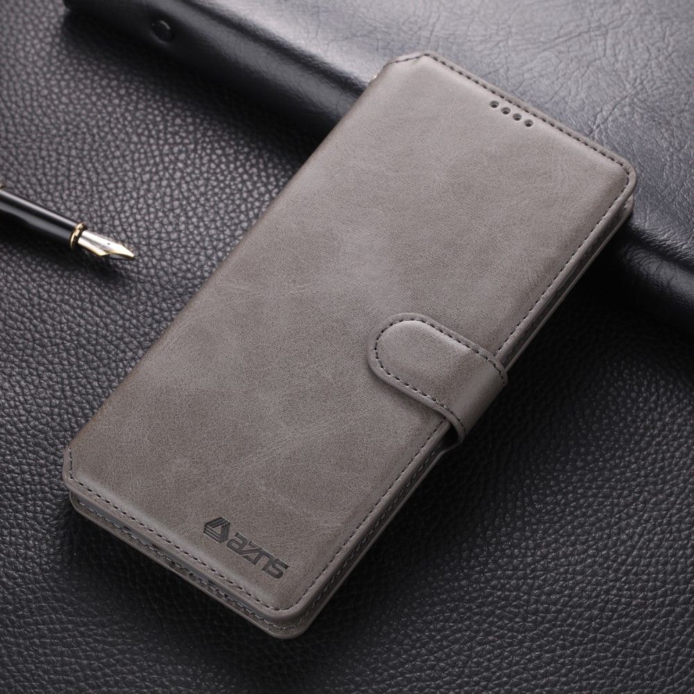 marque generique - Etui en PU avec support gris pour Samsung Galaxy S11 - Coque, étui smartphone