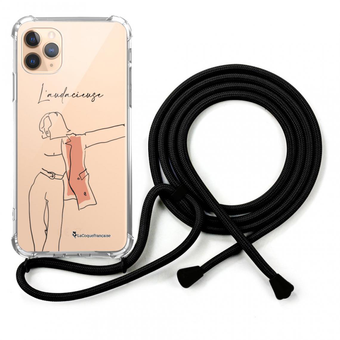 La Coque Francaise - Coque iPhone 11 Pro Max coque avec cordon transparente L'audacieuse - Coque, étui smartphone
