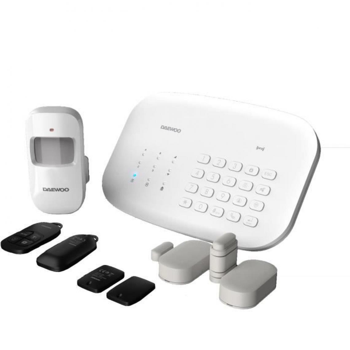 Icaverne - KIT ALARME - PACK ALARME Systeme d'alarme SA501 Wifi/GSM - Alarme connectée