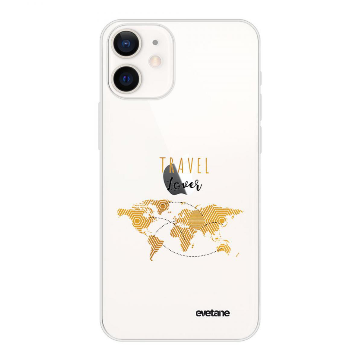 Evetane - Coque iPhone 12 mini 360 intégrale transparente Travel Lover Tendance Evetane. - Coque, étui smartphone