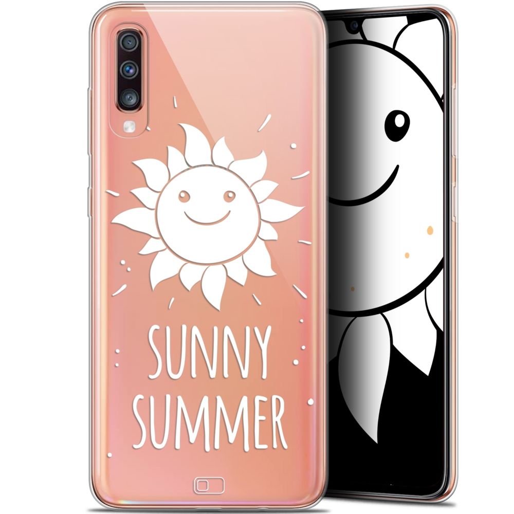 Caseink - Coque Pour Samsung Galaxy A70 (6.7 ) [Gel HD Collection Summer Design Sunny Summer - Souple - Ultra Fin - Imprimé en France] - Coque, étui smartphone