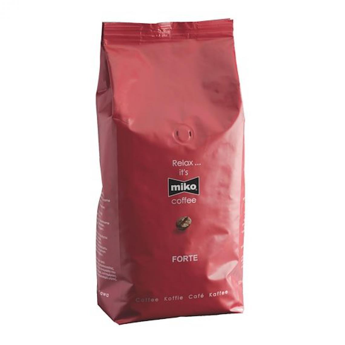 Miko - Café Miko Forté grain - paquet de 1 kg - Dosette café