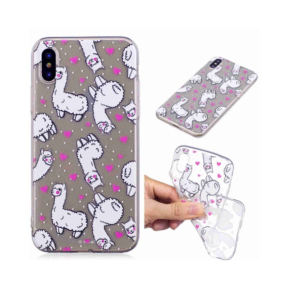 Wewoo - Coque Fashion Etui de protection en TPU peint pour Galaxy S10 Plus motif Alpaca - Coque, étui smartphone