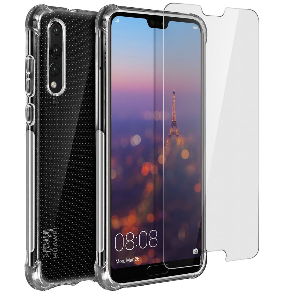 Imak - Imak Impact Coque Huawei P20 Pro Coque Silicone Souple + Film Hydrogel Flexible - Coque, étui smartphone
