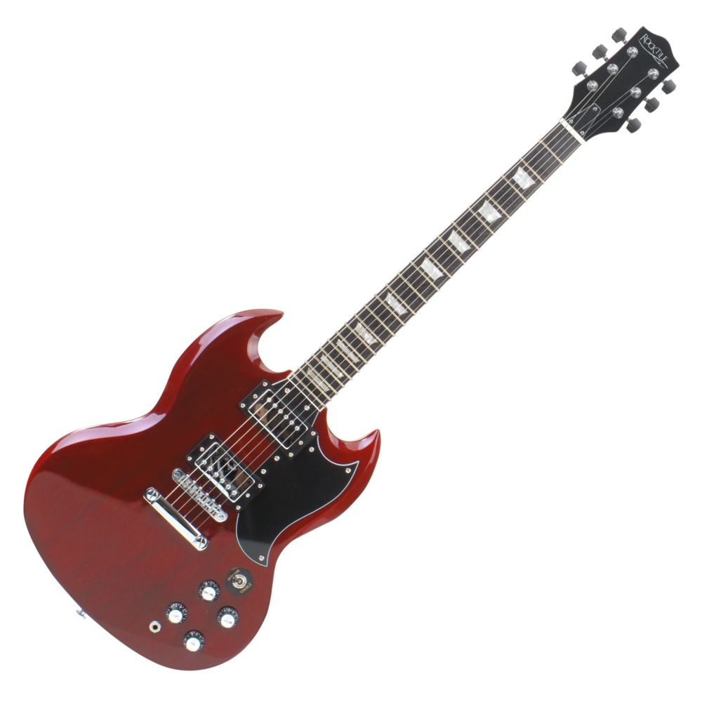 Rocktile - Rocktile Pro S-R guitare électrique (rouge) - Guitares électriques
