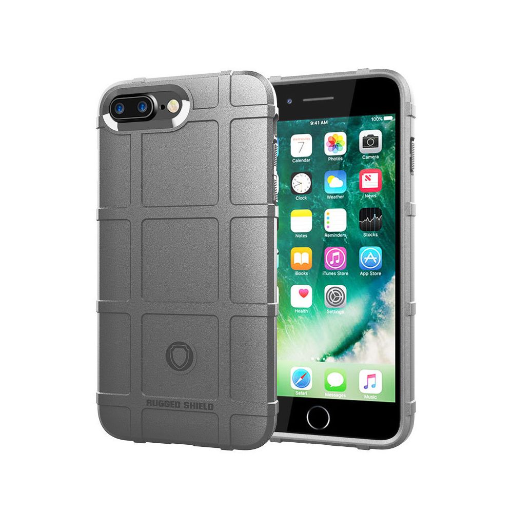 marque generique - Etui Coque de protection durable anti choc pour Apple iPhone 7 Plus - Gris - Autres accessoires smartphone