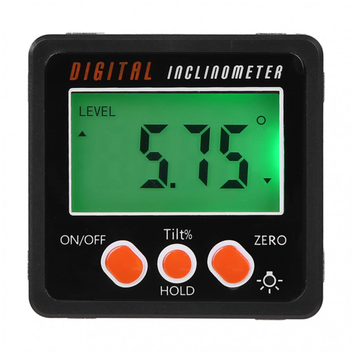 marque generique - LED Digital Inclinometer Level Box Jauge Angle Meter Finder Rapporteur Rouge - Détecteur connecté