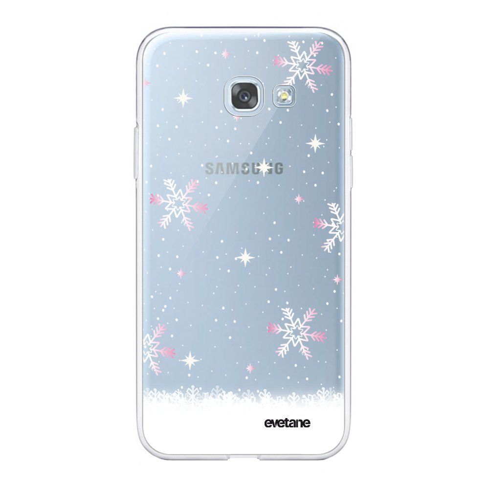 Evetane - Coque Samsung Galaxy A5 2017 360 intégrale transparente Chute de flocons Ecriture Tendance Design Evetane. - Coque, étui smartphone