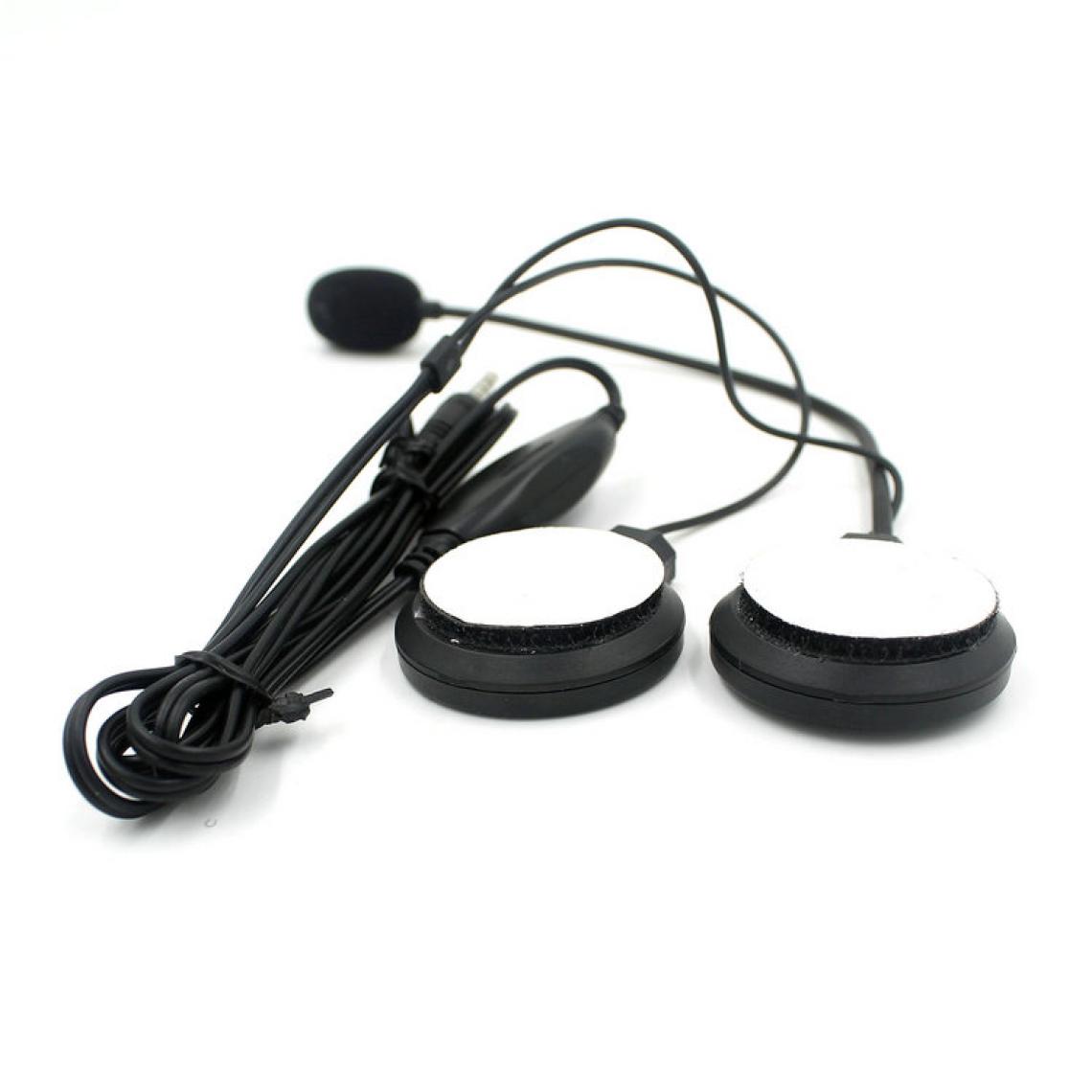 marque generique - 1 Paire Écouteur Casque De Moto Avec Microphone Haut Parleur Stéréo MP3 Motos Accessoires Et Pièces - Accessoires Mobilité électrique