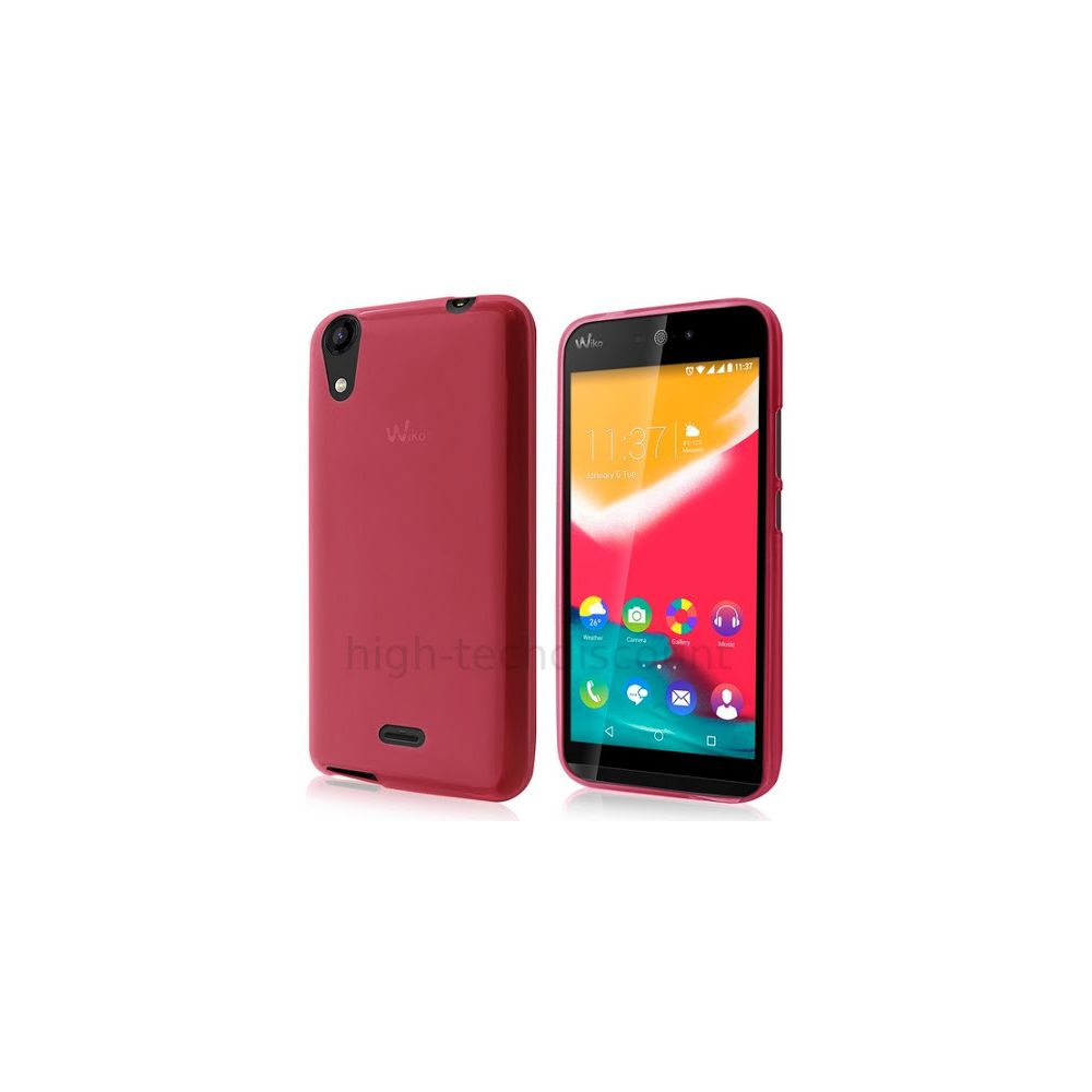 Htdmobiles - Housse etui coque pochette silicone gel fine pour Wiko Rainbow Jam 4G + film ecran - ROSE - Autres accessoires smartphone