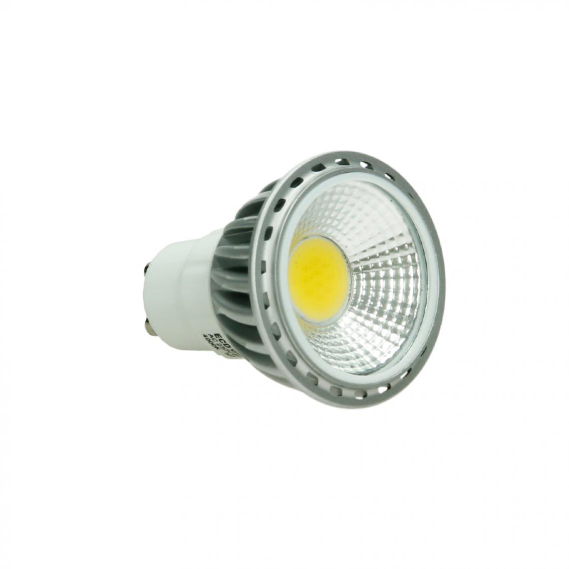 Ecd Germany - ECD Germany 20 x LED Spot Bulb GU10 COB 6W - 30W - Spot LED Plafond - 220-240V - 321 Lumens - Blanc Chaud - 3000K - Dimmable - - Angle de Faisceau de 60º- Remplace une Lampe Halogène de 30W - Lampe connectée