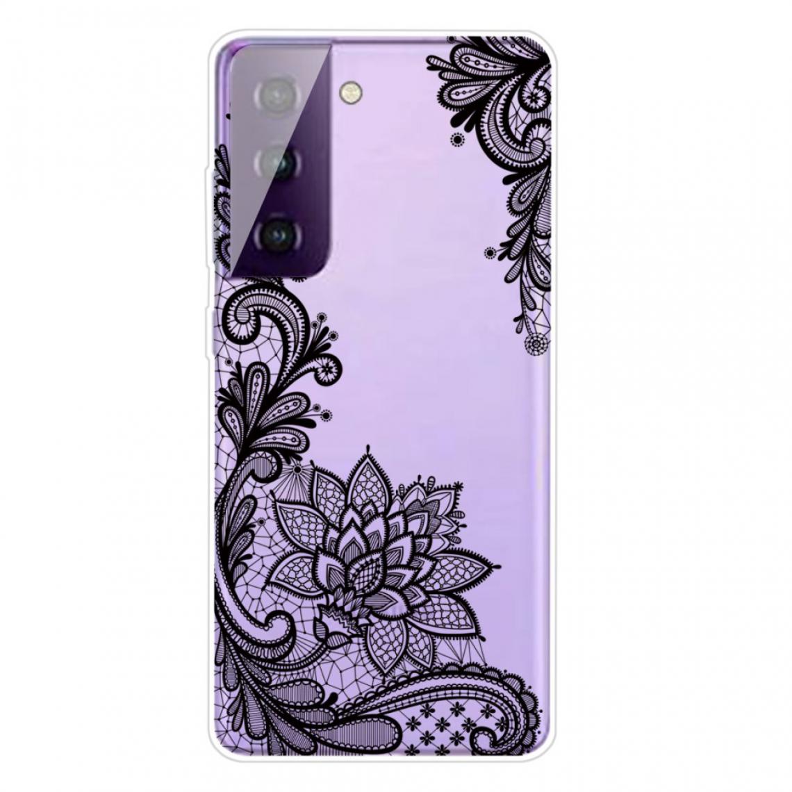 Other - Coque en TPU Impression de motifs de style chaud fleur en dentelle pour votre Samsung Galaxy S21 FE - Coque, étui smartphone