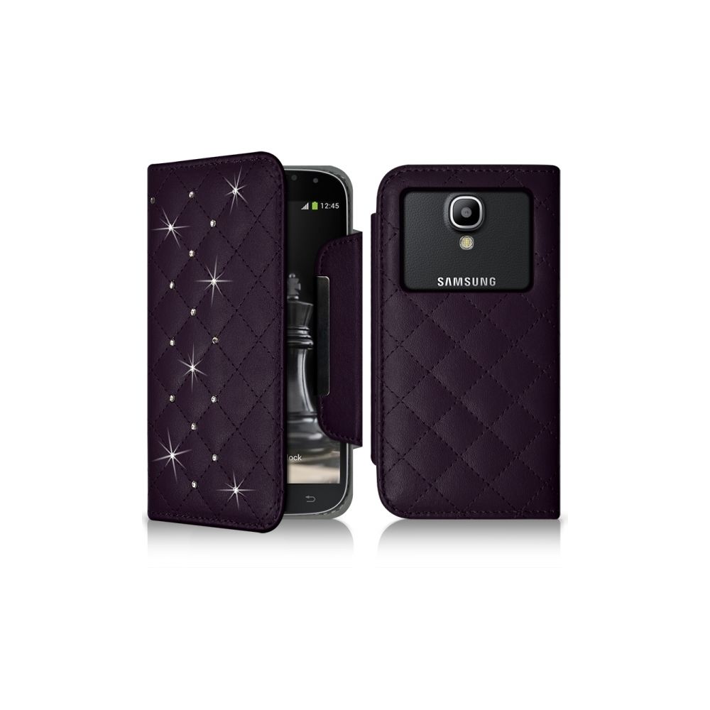 Karylax - Housse Coque Etui Portefeuille Style Diamant Universel S couleur violet pour Samsung Galaxy Trend 2 Lite - Autres accessoires smartphone
