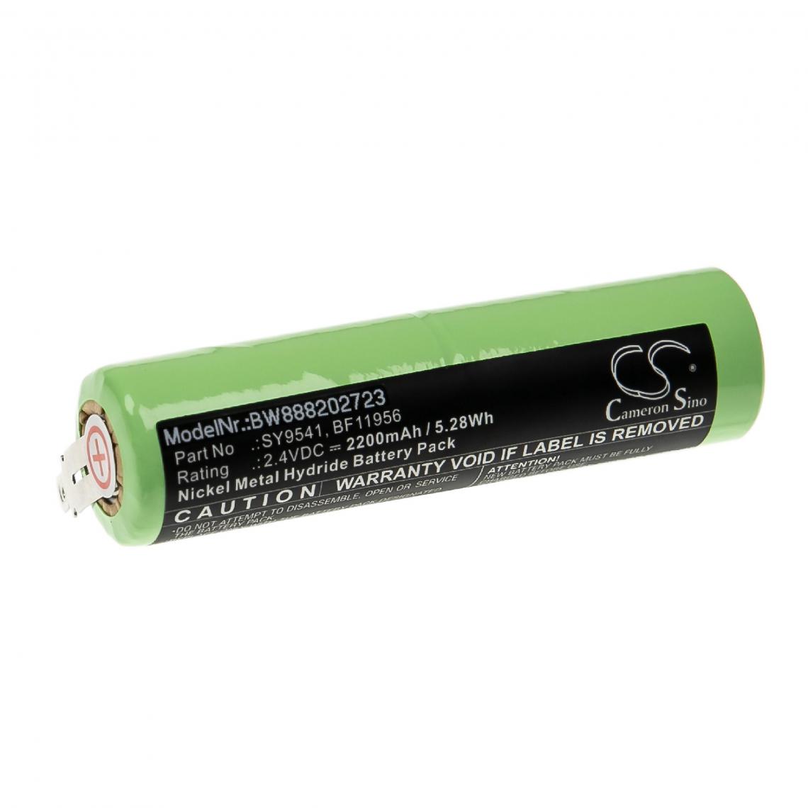 Vhbw - vhbw Batterie compatible avec Kenwood Grati FG100 râpe à fromage (2200mAh, 2,4V, NiMH) - Autre appareil de mesure