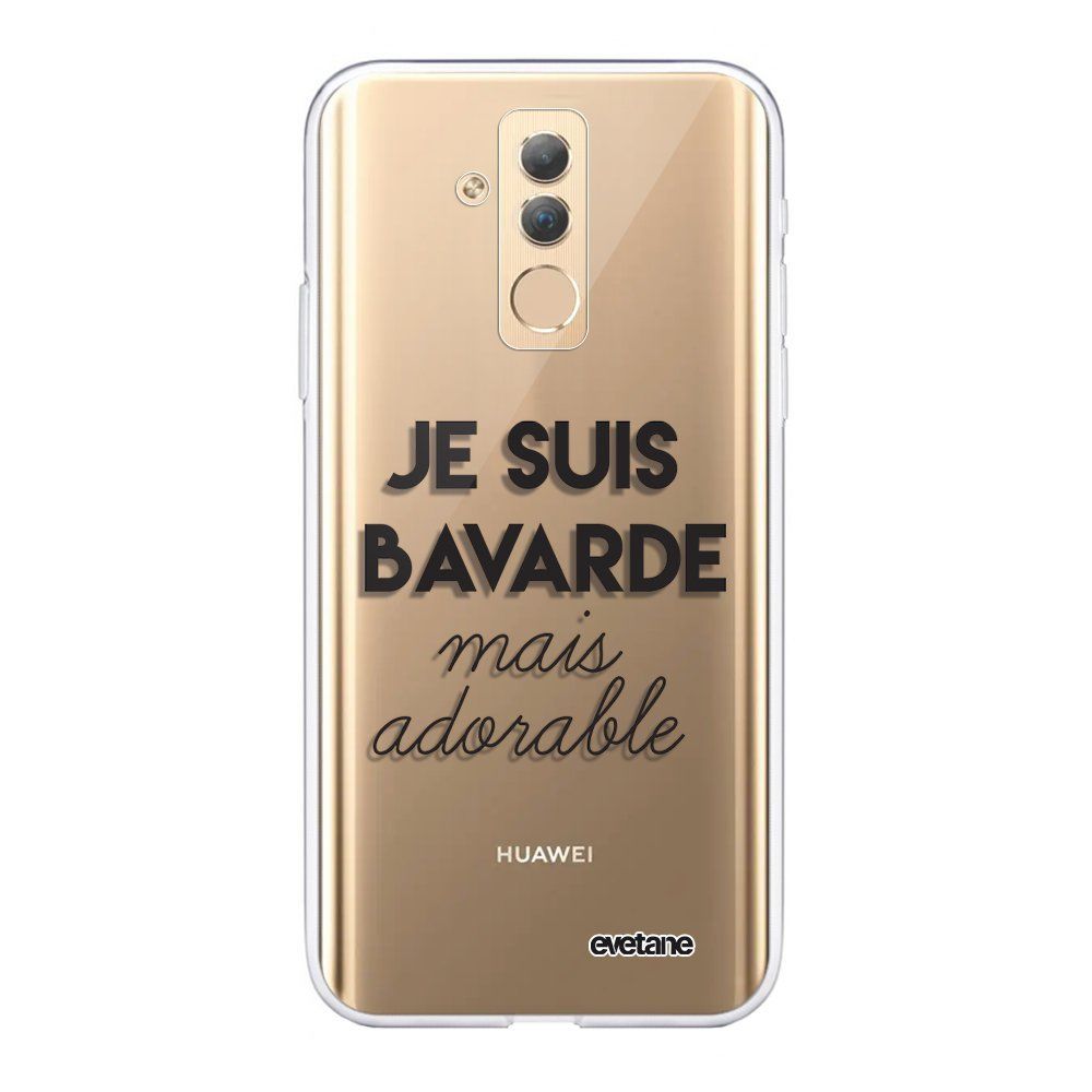 Evetane - Coque Huawei Mate20 Lite 360 intégrale transparente Bavarde Mais Adorable Ecriture Tendance Design Evetane. - Coque, étui smartphone
