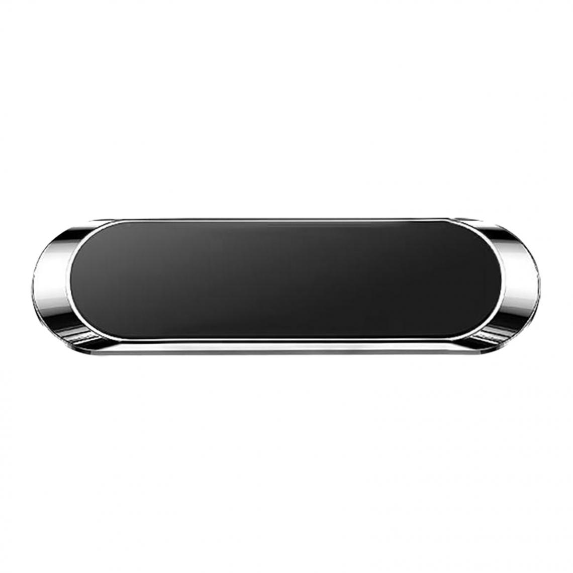 marque generique - Mini Bande Magnétique De Support De Voiture Pour Téléphone Portable Pour La Plupart Des Smartphones GPS Gris - Support téléphone pour voiture