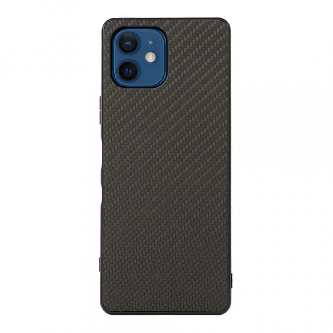 Other - Coque en TPU + PU Texture de fibre de carbone noir pour votre Apple iPhone 12 Mini - Coque, étui smartphone