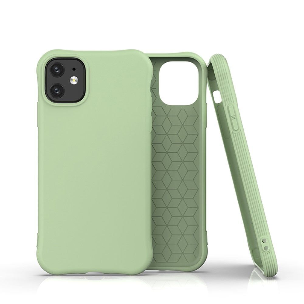 Generic - Coque en TPU mat vert pour votre Apple iPhone 11 6.1 pouces - Coque, étui smartphone