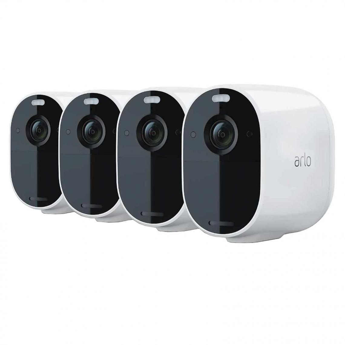 Arlo - Essential Pack 4 Spotlight Camera - Caméra de surveillance connectée