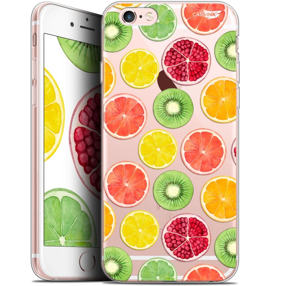 Caseink - Coque arrière Apple iPhone 6/6s (4.7 ) Gel HD [ Nouvelle Collection - Souple - Antichoc - Imprimé en France] Fruity Fresh - Coque, étui smartphone