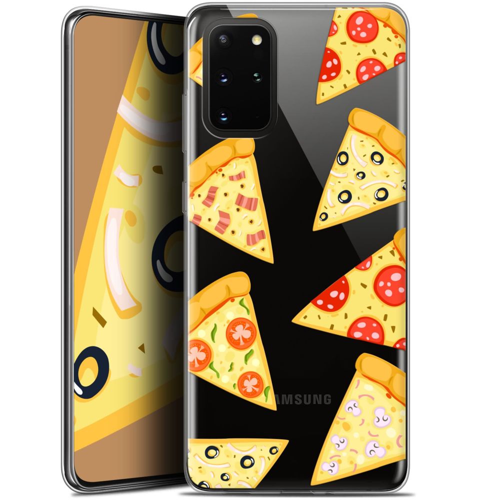 Caseink - Coque Pour Samsung S20+ (6.7 ) [Gel HD Collection Foodie Design Pizza - Souple - Ultra Fin - Imprimé en France] - Coque, étui smartphone