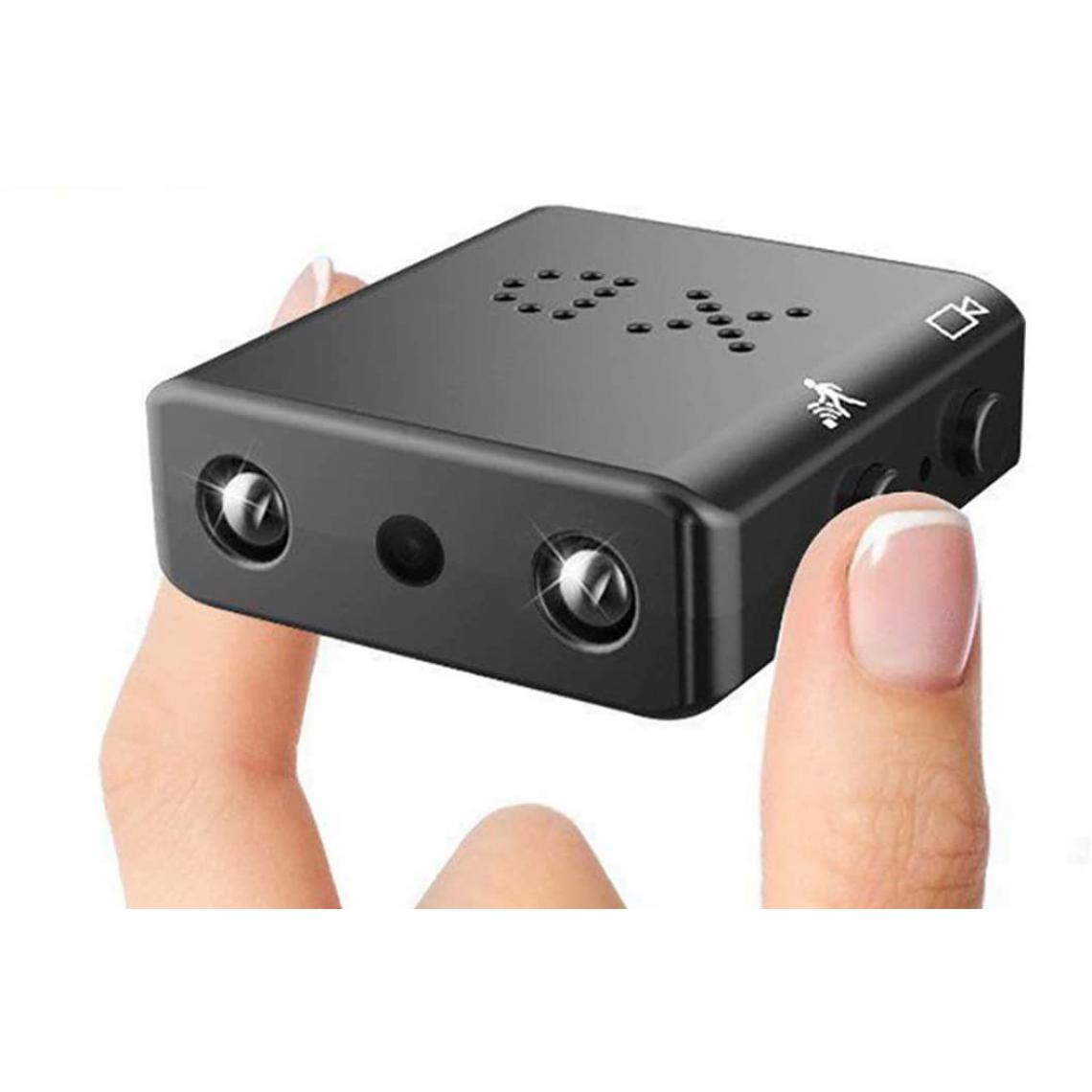 Chrono - Mini Caméra Espion HD 1080P Caméra sécurité avec Vision Nocturne, Détection de Mouvement pour Utiliser à la Maison, en Voiture, au Bureau ou à l'Extérieur-noir - Autres accessoires smartphone