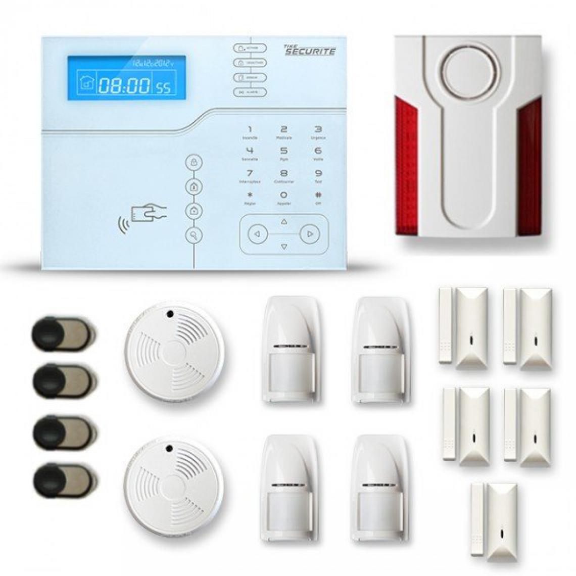 Secteur rf titan intrus alarme panneau récepteur domestique sans fil sonnette de porte 