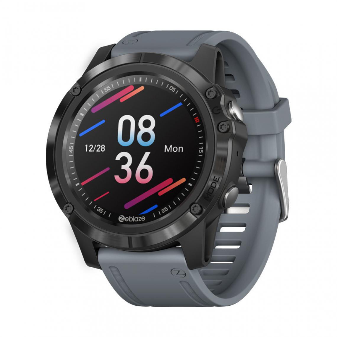 Chrono - montre connectée VIBE 3S HD, écran tactile couleur,1.3''x360, bracelet de santé et d'activité physique, autonomie de la batterie 25 jours,Noir - Montre connectée
