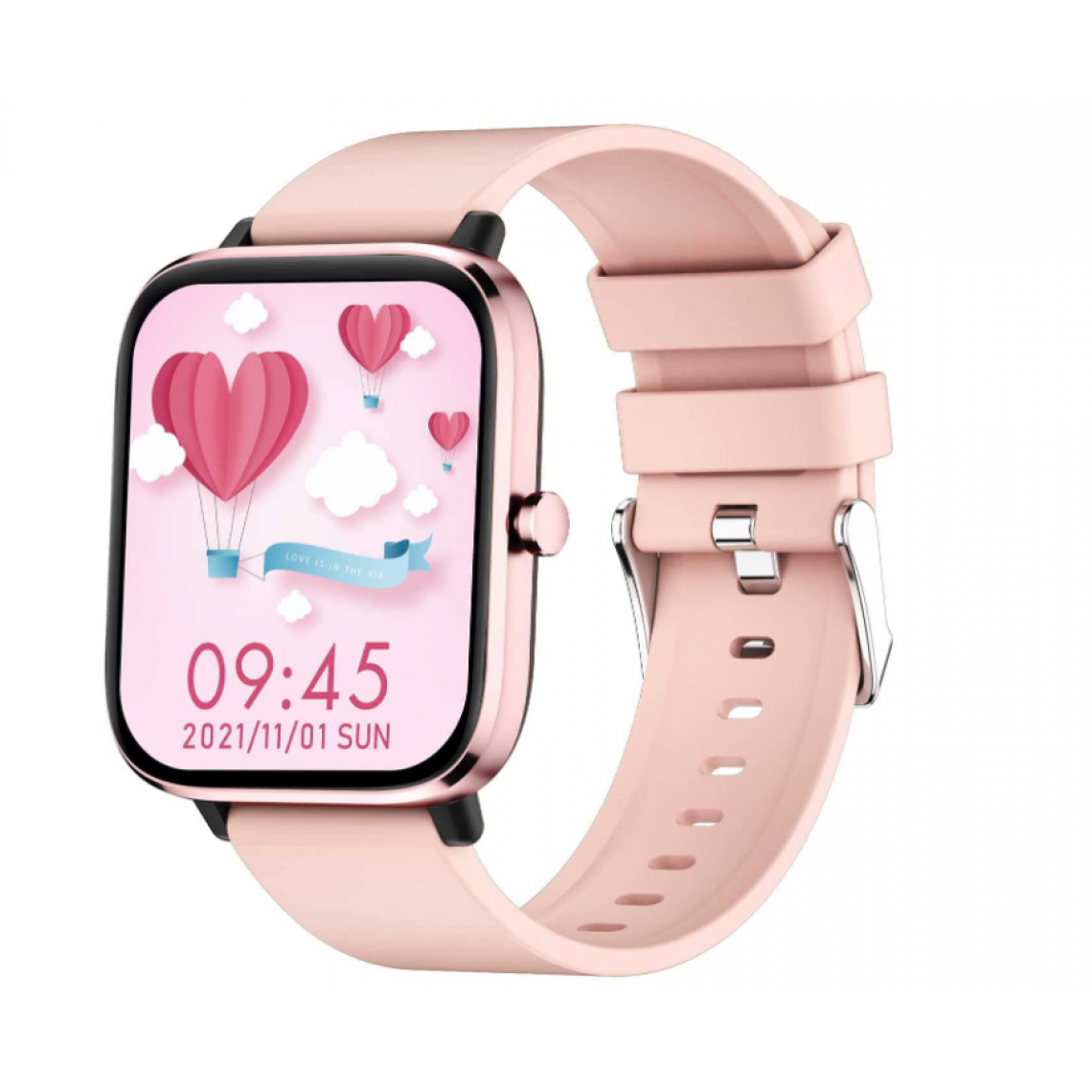 Chronotech Montres - Chronus Smart watch Fitness Tracker for Android and iOS Phones with Calling, 1.69 Inch HD Touch Screen Smart Watch with Activity Recording/Musicï¼pinkï¼ - Montre connectée
