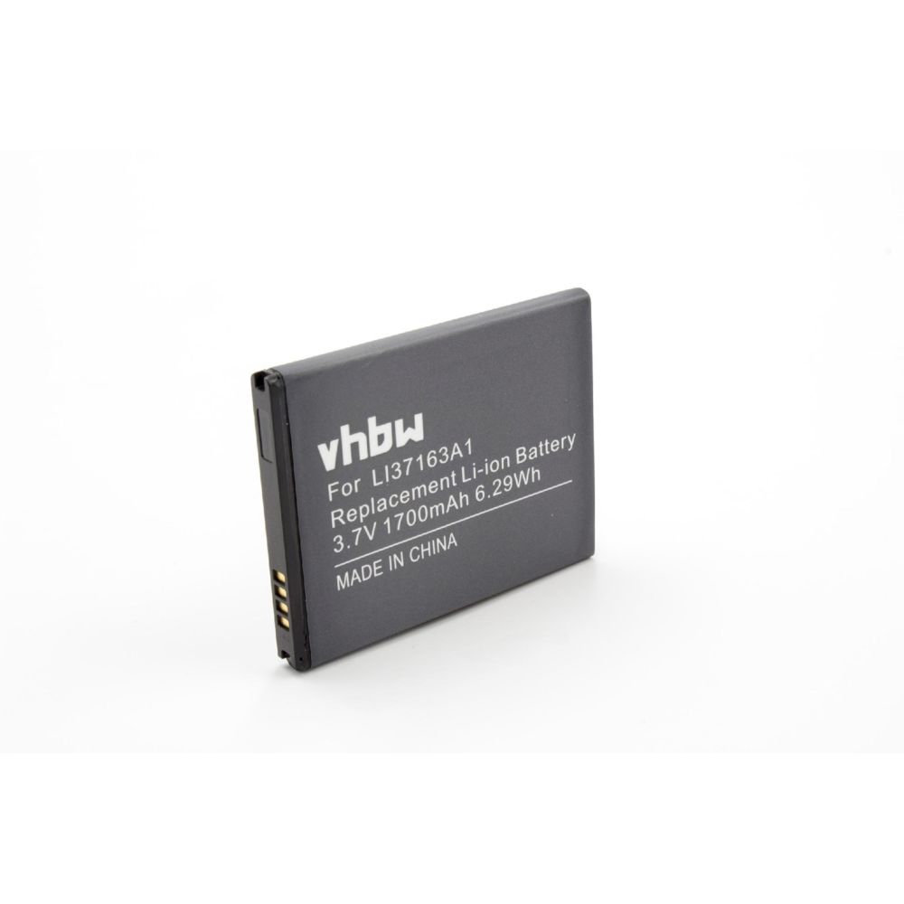 Vhbw - Batterie Li-Ion 1700mAh (3.7V) vhbw pour téléphone portable smartphone Hisense T96, TG88, U8, U909, U939 comme Li37163A. - Batterie téléphone