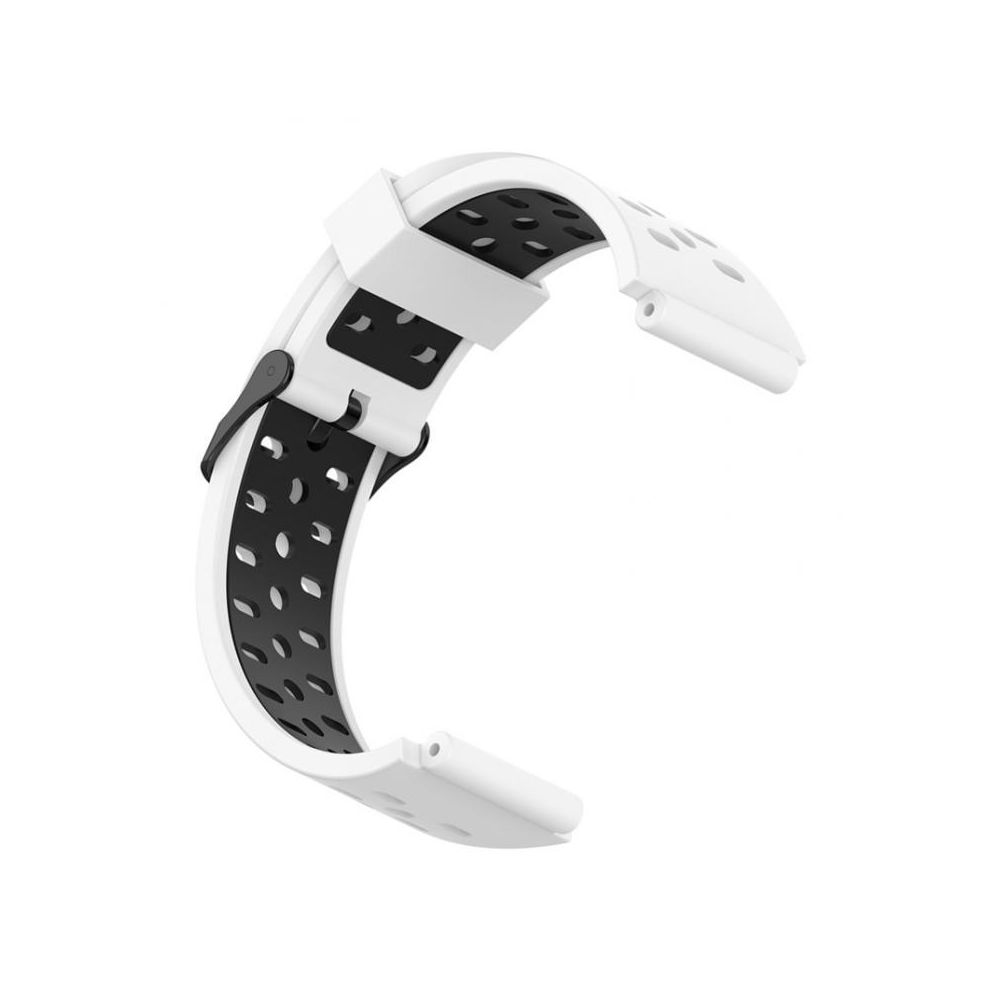 marque generique - Bracelet En Silicone Pour Remplacement De Montre Intelligente Bushnell Neo Ion 1 Rouge + Noir - Accessoires montres connectées