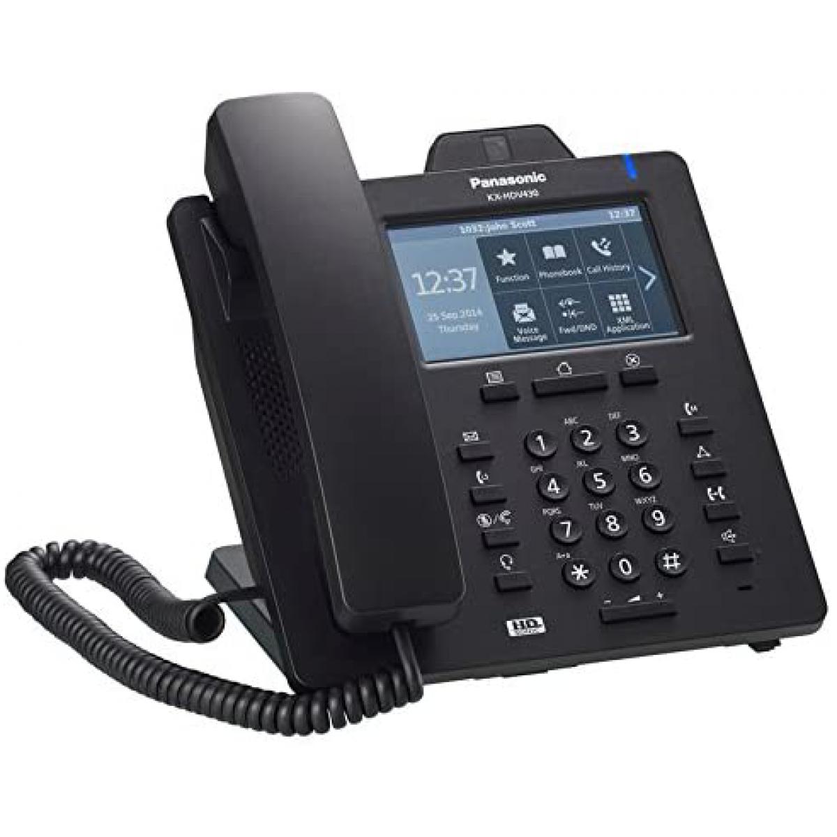 Panasonic - Rasage Electrique - telephone avec caméra vidéo et écran tactile noir - Téléphone fixe sans fil