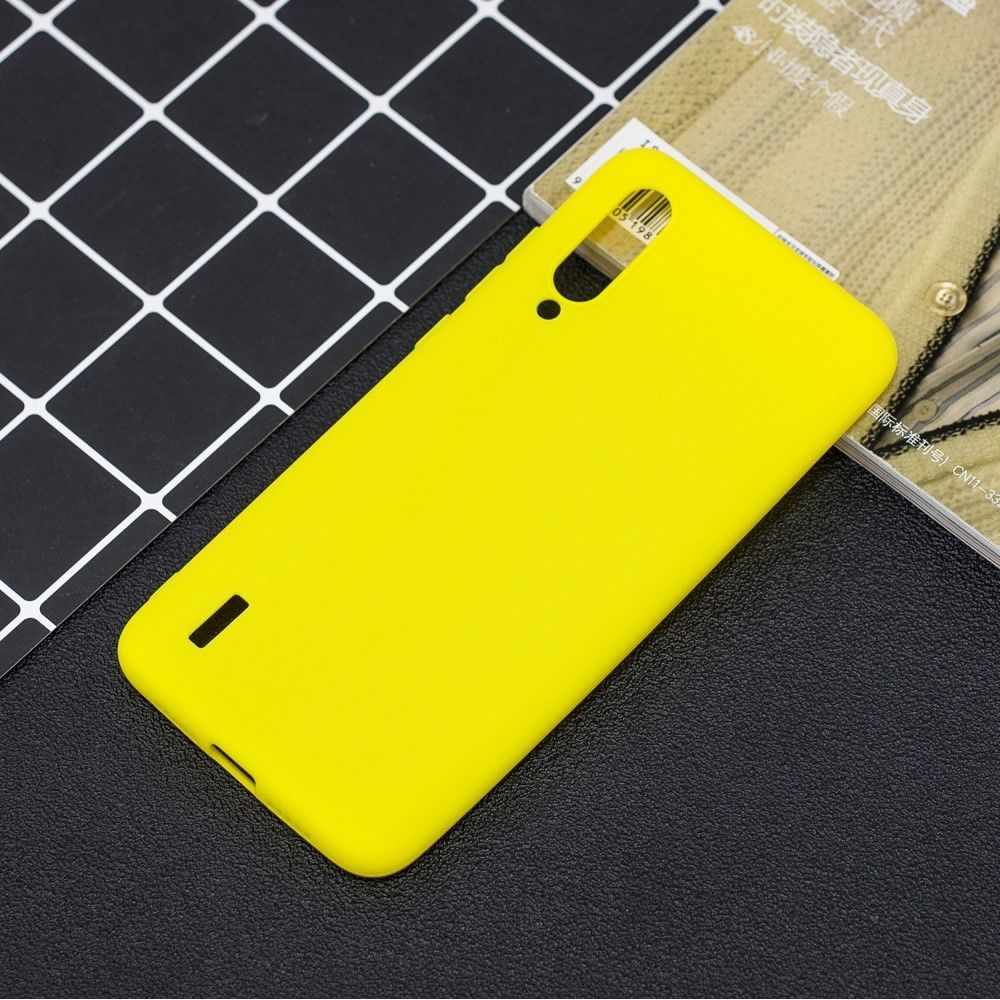 marque generique - Coque en TPU couleur de bonbon souple jaune pour votre Xiaomi Mi CC9e/Mi A3 - Coque, étui smartphone