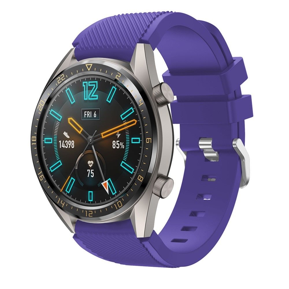 marque generique - Bracelet en silicone violet pour votre Huawei Watch GT - Accessoires bracelet connecté