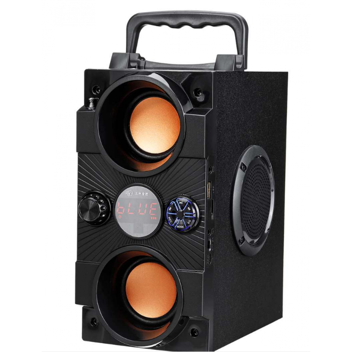 Universal - Haut-parleur Bluetooth surround 8D Système de haut-parleurs de fête karaoke portable Subwoofer sans fil Support USB/TF Card/AUX/FM | Haut-parleur portable (noir) - Hauts-parleurs