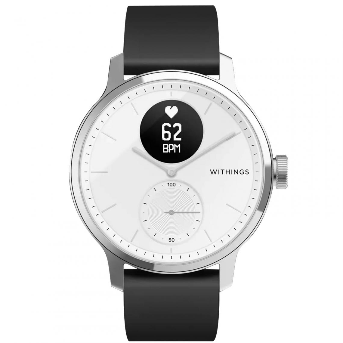 Withings - Montre Withings Scanwatch 42mm Blanc - Montre connectée