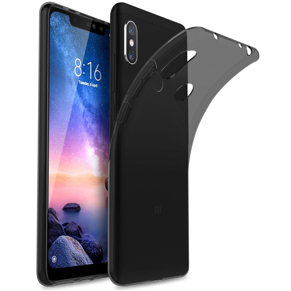 marque generique - Xiaomi Redmi Note 6 Pro Housse Etui Housse Coque de protection Silicone TPU Gel Noir - Autres accessoires smartphone