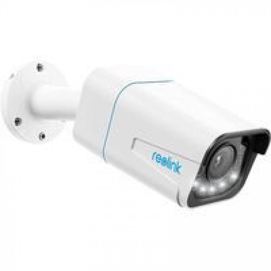Reolink - Caméra Surveillance Extérieure PoE 4K - RLC-811A Zoom Optique 5X,Vision Nocturne en Couleur, Audio Bidirectionnel, Détection de Personne/Véhicule - Caméra de surveillance connectée