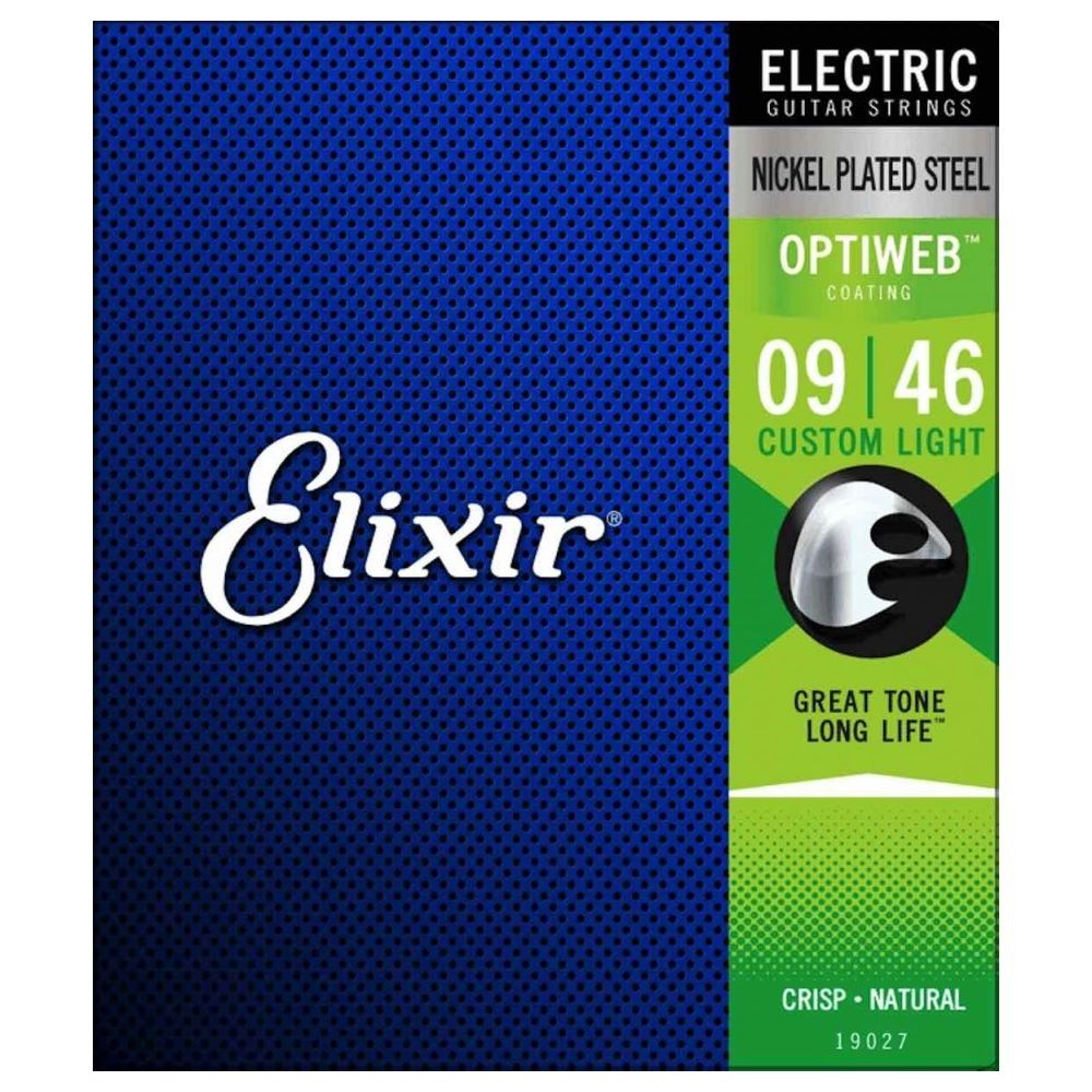 Elixir - Elixir Optiweb 19027 - Jeu de cordes guitare électrique 09-46 - Accessoires instruments à cordes