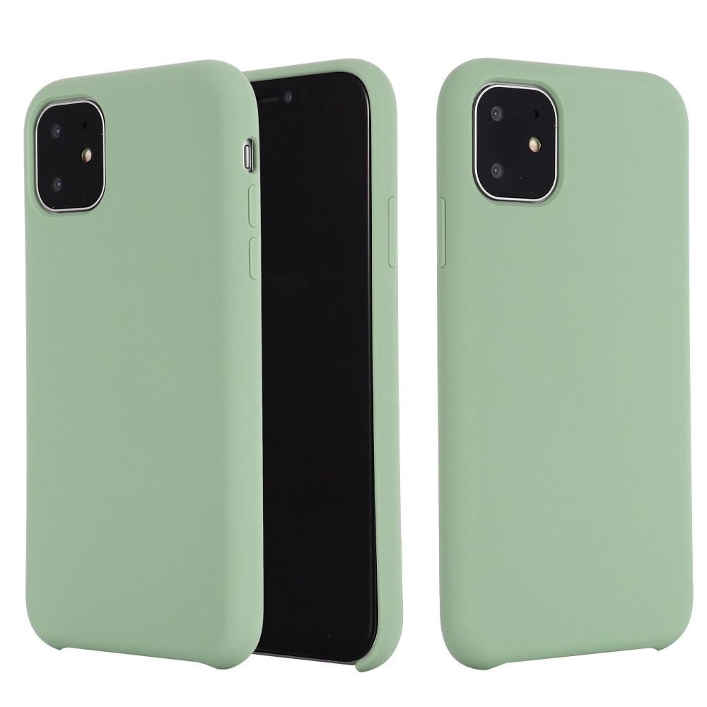 Wewoo - Coque Souple Pour iPhone 11 antichoc en silicone liquide de couleur solide vert menthe - Coque, étui smartphone