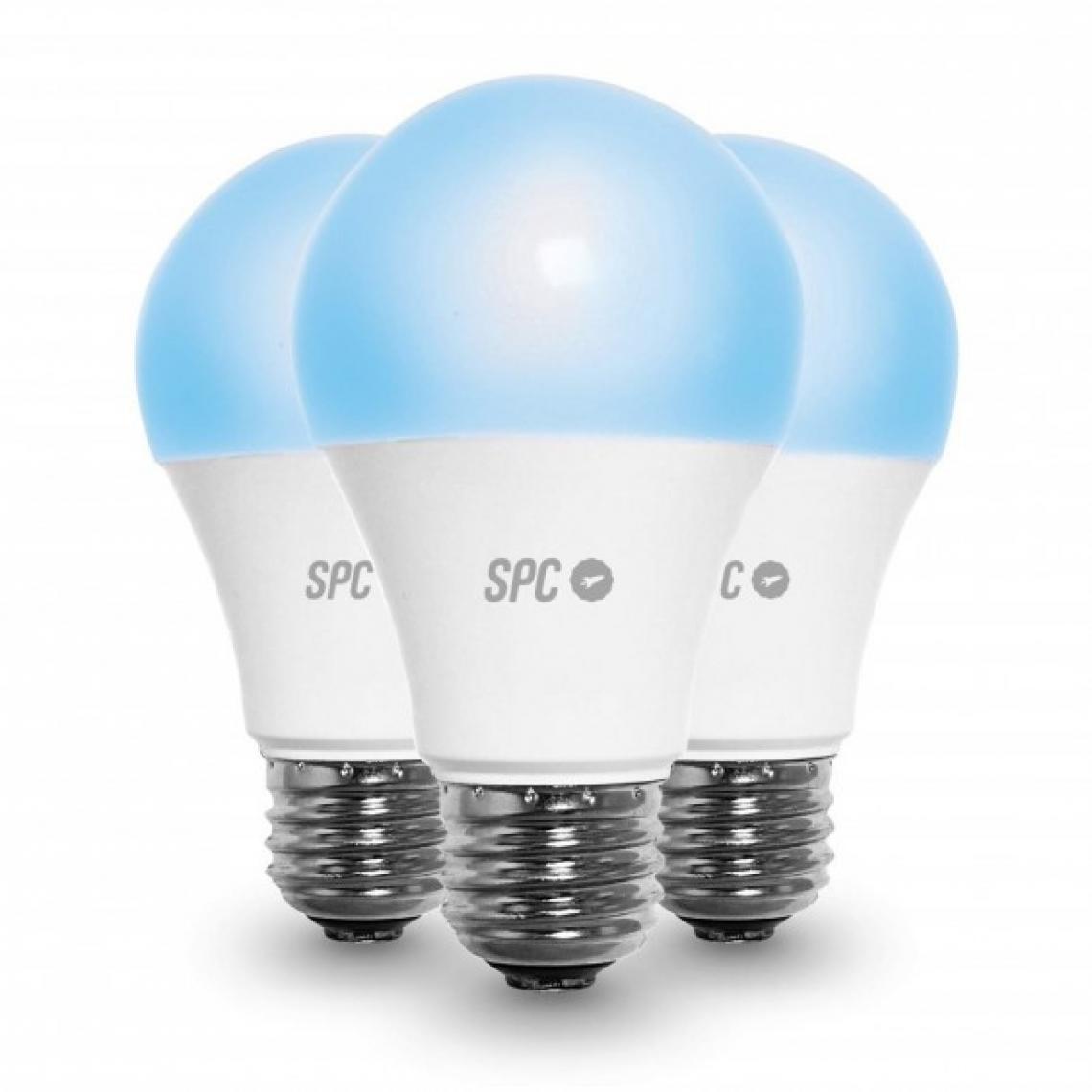 Spc - Ampoule à Puce SPC 6113B Aura 1050 Wifi 10 W E27 75 W 2700K - 6500K (3 uds) - Lampe connectée