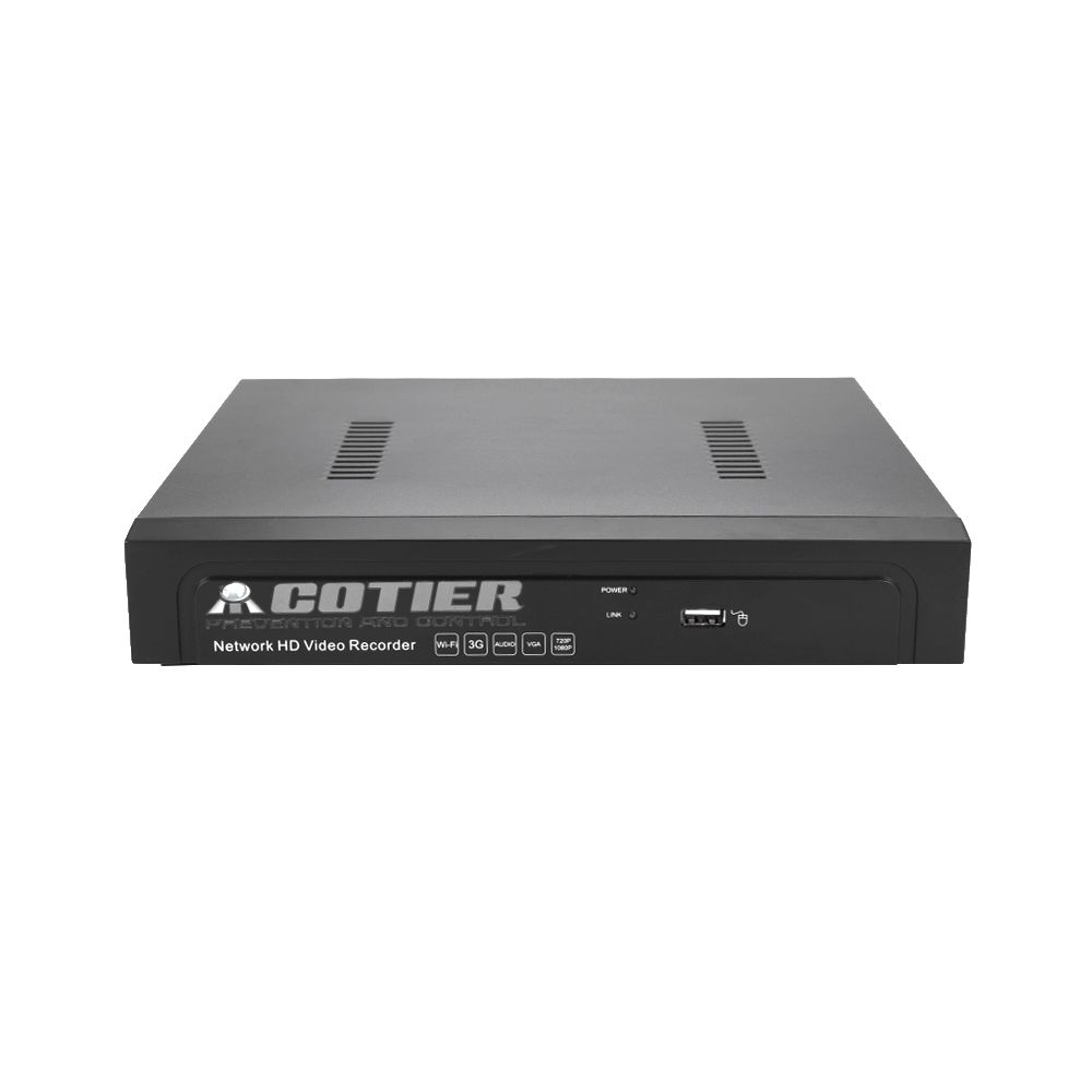 Wewoo - Boitier Enregistreur vidéo numérique N4 / 1U-POE 4CH HDD NVR, support VGA / HDMI / USB - Accessoires sécurité connectée