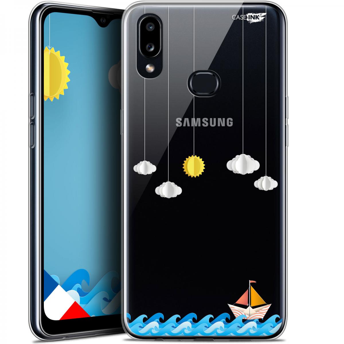 Caseink - Coque arrière Samsung Galaxy A10S (6.1 ) Gel HD [ Nouvelle Collection - Souple - Antichoc - Imprimé en France] Petit Bateau en Mer - Coque, étui smartphone