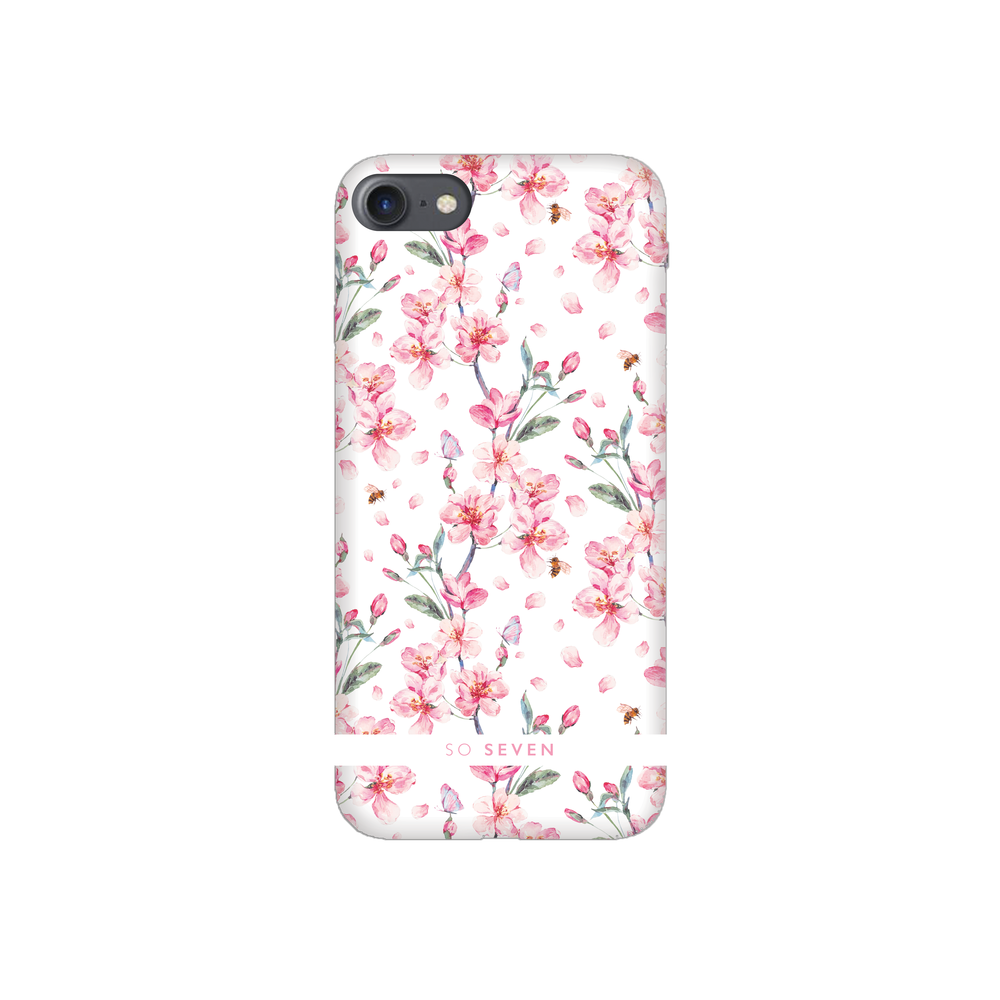 So Seven - Coque Tokio pour iPhone 6/6S/7/8 - SSBKC0038 - Blanc/Fleurs de cerisiers - Coque, étui smartphone