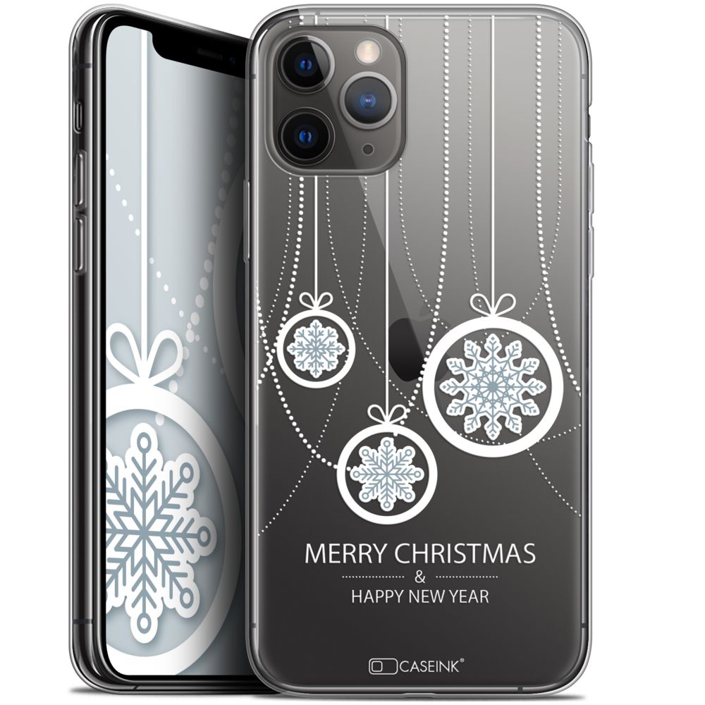 Caseink - Coque Pour Apple iPhone 11 Pro Max (6.5 ) [Gel HD Collection Noël 2017 Design Christmas Balls - Souple - Ultra Fin - Imprimé en France] - Coque, étui smartphone