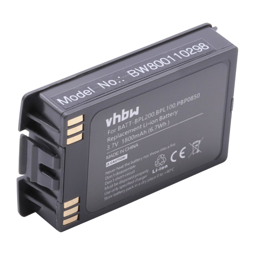 Vhbw - vhbw Li-Ion Batterie 1800mAh (3.7V) pour téléphone fixe sans fil Spectralink BPL300, PBP1850 comme BATT-BPL200, BPL100. - Batterie téléphone
