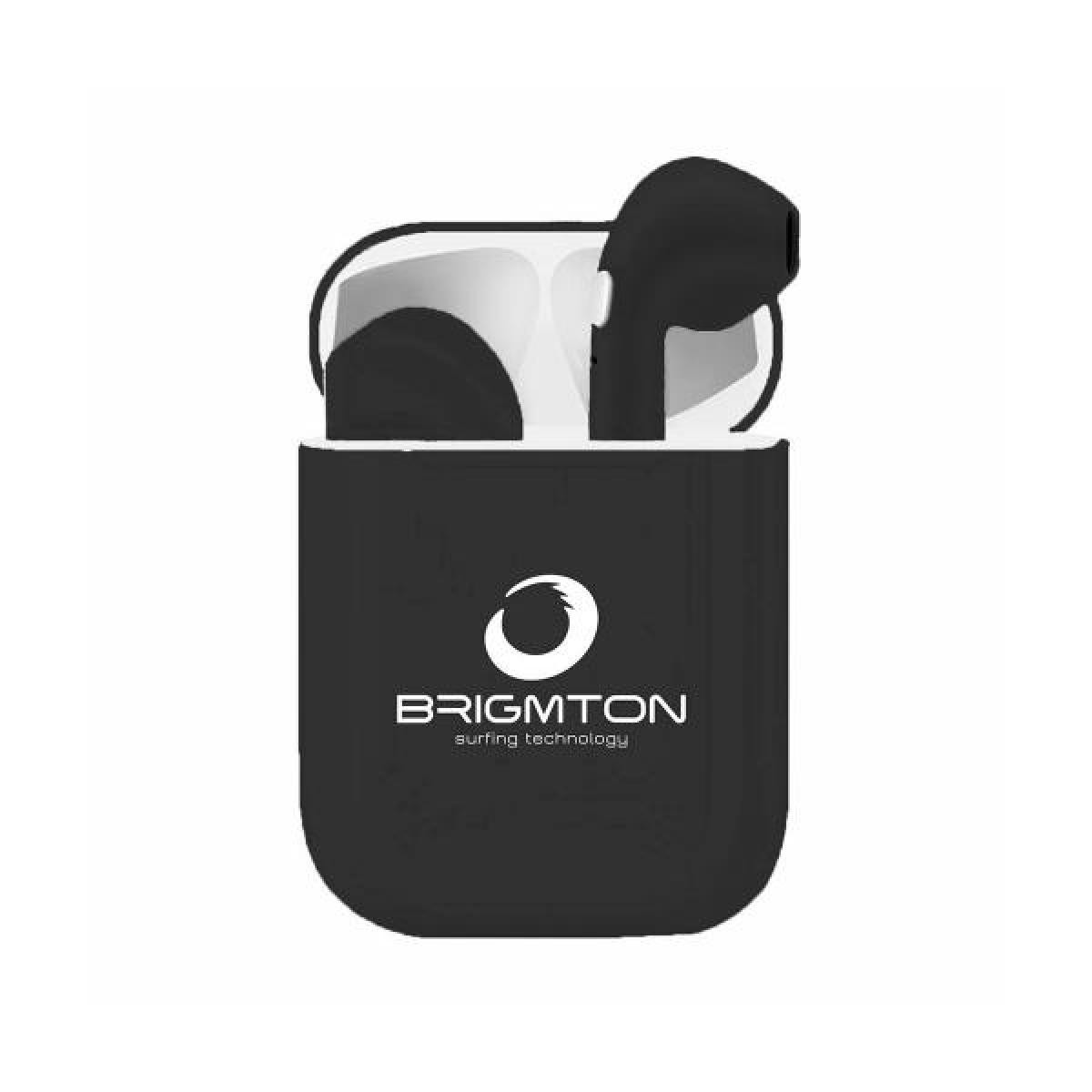 Brigmton - Brigmton Bml-18n Negro Auriculares Inalámbricos Manos Libres Bluetooth Con Micrófono Y Estuche Batería - Bracelet connecté