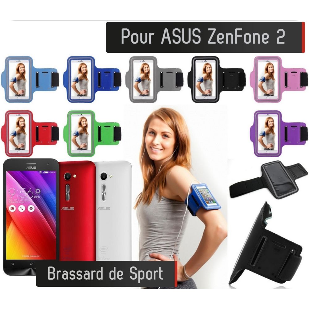 Shot - Brassard Sport ASUS ZenFone 2 Housse Etui Coque (VERT) - Coque, étui smartphone